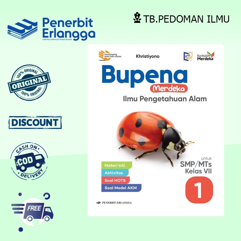 Bupena IPA Kelas 1 SMP Merdeka Erlangga