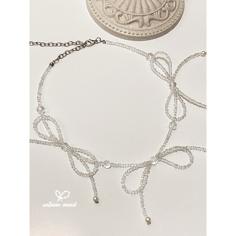 Untaian Manik - Glass Ribbon Necklace - Kalung Manik