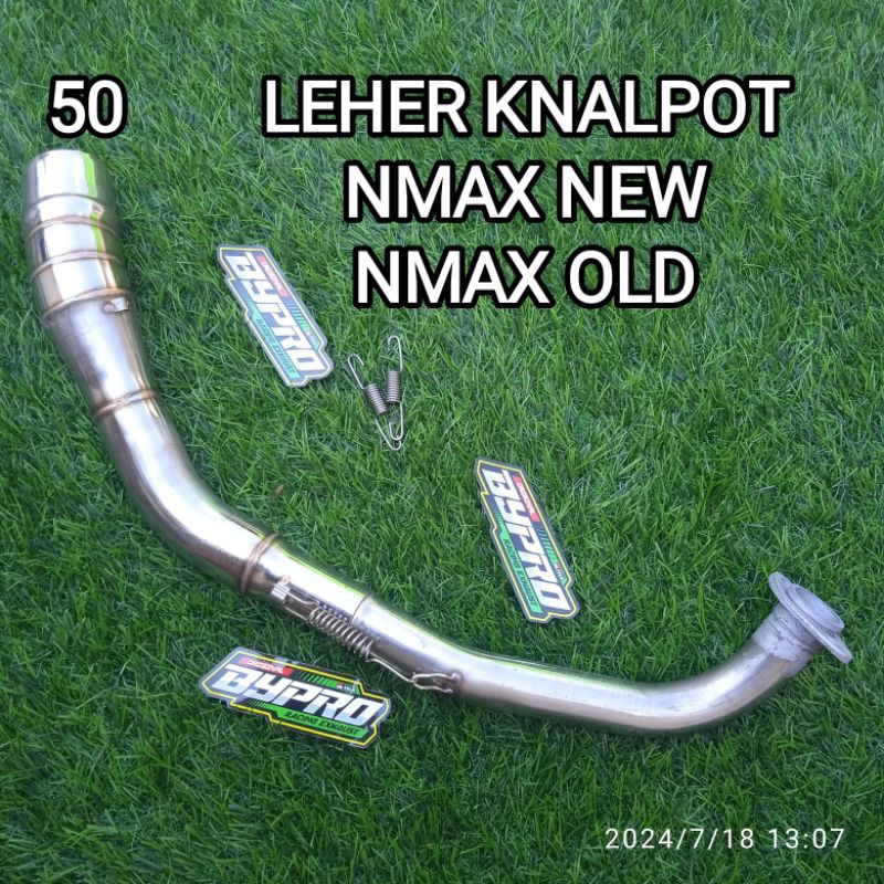 PROMO Header leheran knalpot inlet 50 model standar NMAX OLD, MMAX NEW