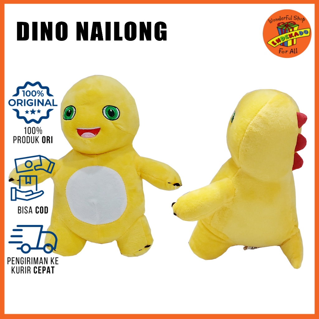 MAKASSAR  Boneka Nailong - Dino Kuning - Boneka Dino Nailong