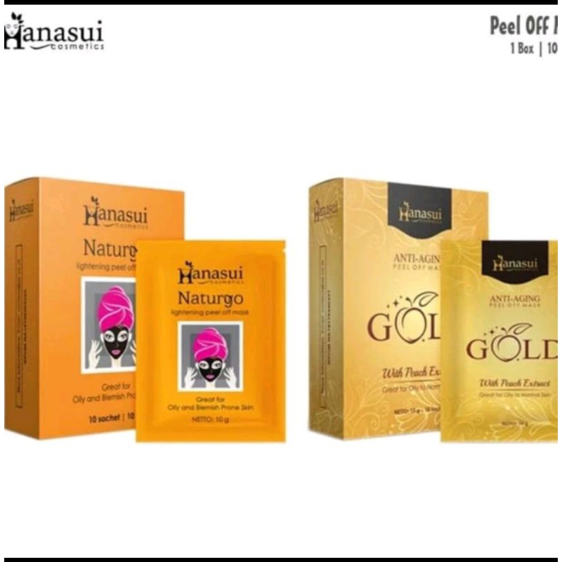 HANASUI NATURGO BLACK // HANASUI NATURGO GOLD // MASKER KOMEDO HANASUI