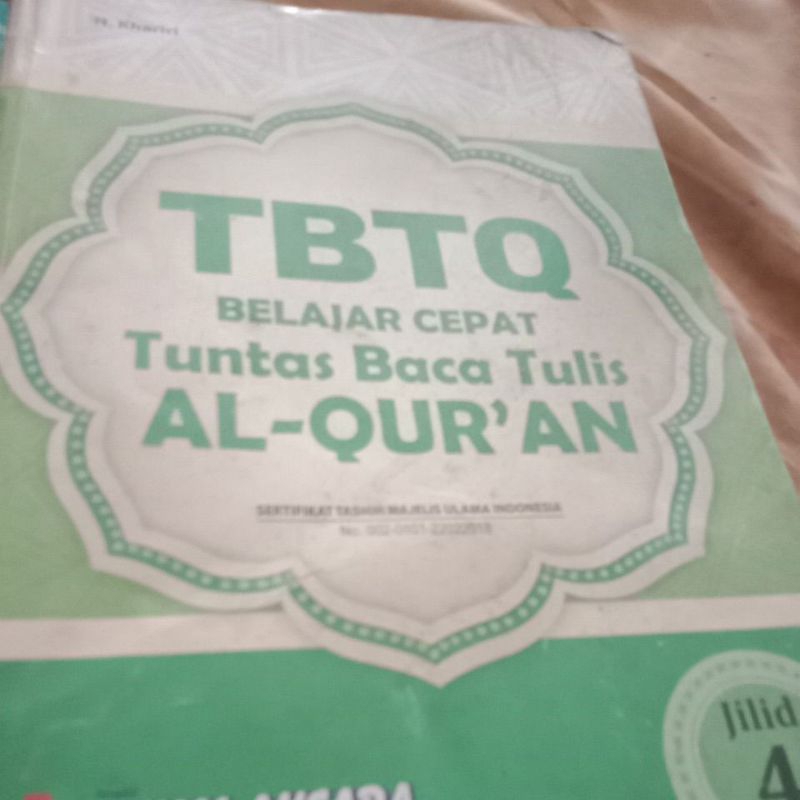 Buku TBTQ belajar cepat tuntas baca tulis alquran 4 sd