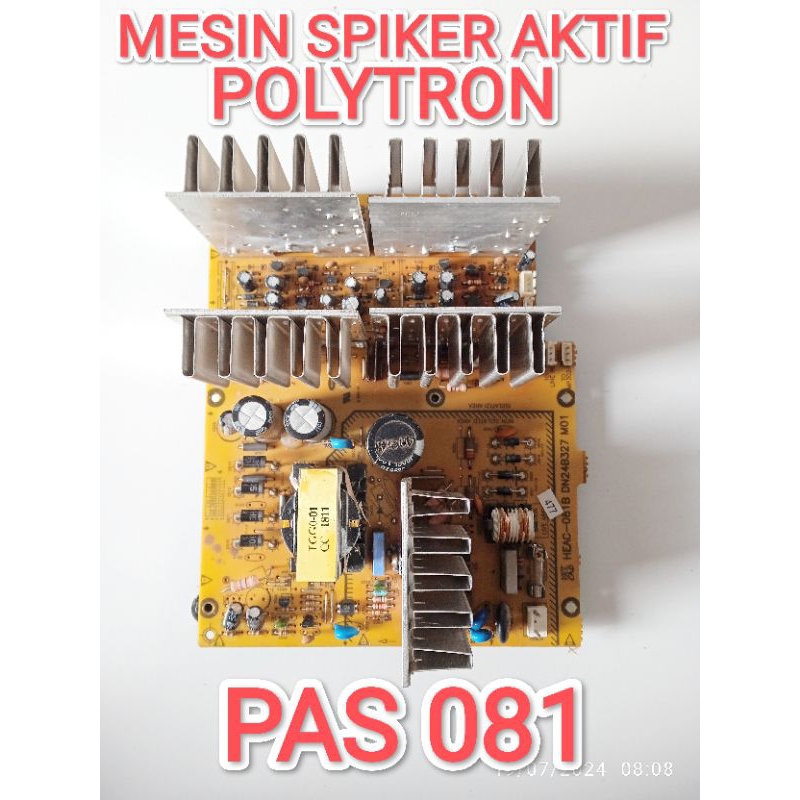 MESIN SPIKER AKTIF POLYTRON PAS 081 - MODUL SPIKER AKTIF POLYTRON PAS 081 - MODULE SPIKER AKTIF POLY
