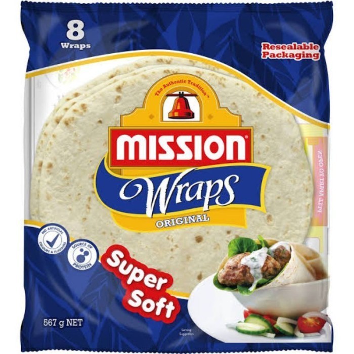 

Mission Wraps Kulit Tortila Kebab Original Super Soft 360 Gr