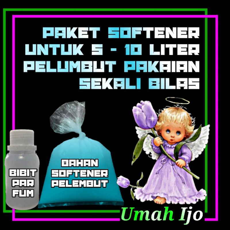 PAKET SOFTENER PELEMBUT PAKAIAN SEKALI BILAS UNTUK 5 - 10 LITER