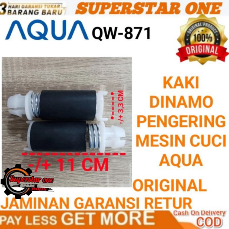 kaki dinamo pengering mesin cuci aqua 2 tabung(harga 1pcs)