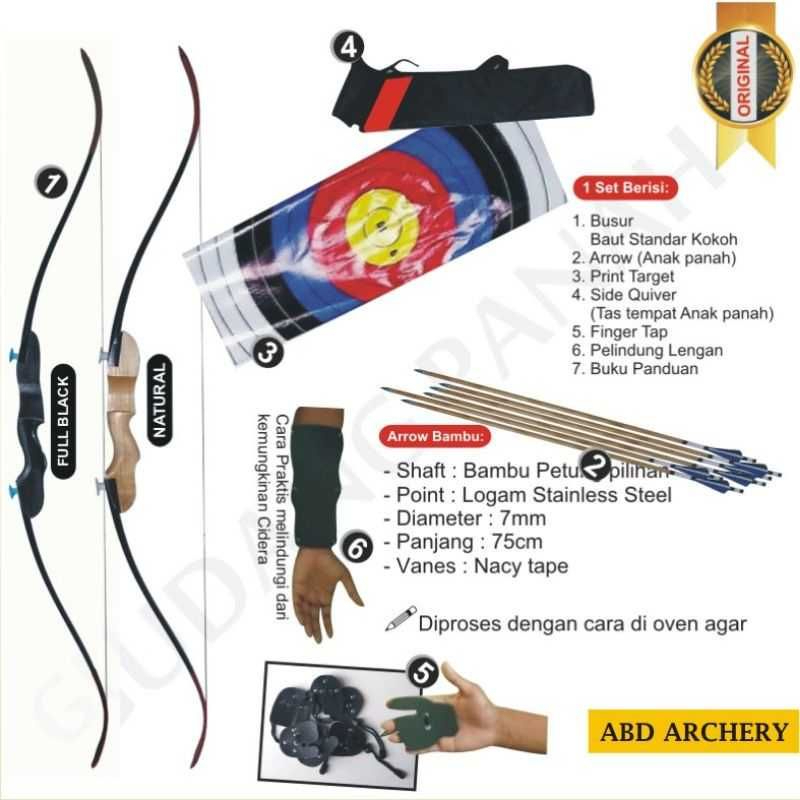 Busur Panah Dewasa Pemula Fullset