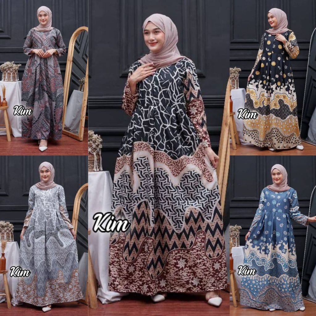 - NEW ARRIVAL - GAMIS BATIK MOTIF PREMIUM TERBARU KEKINIAN MURAH TAPI BUKAN MURAHAN