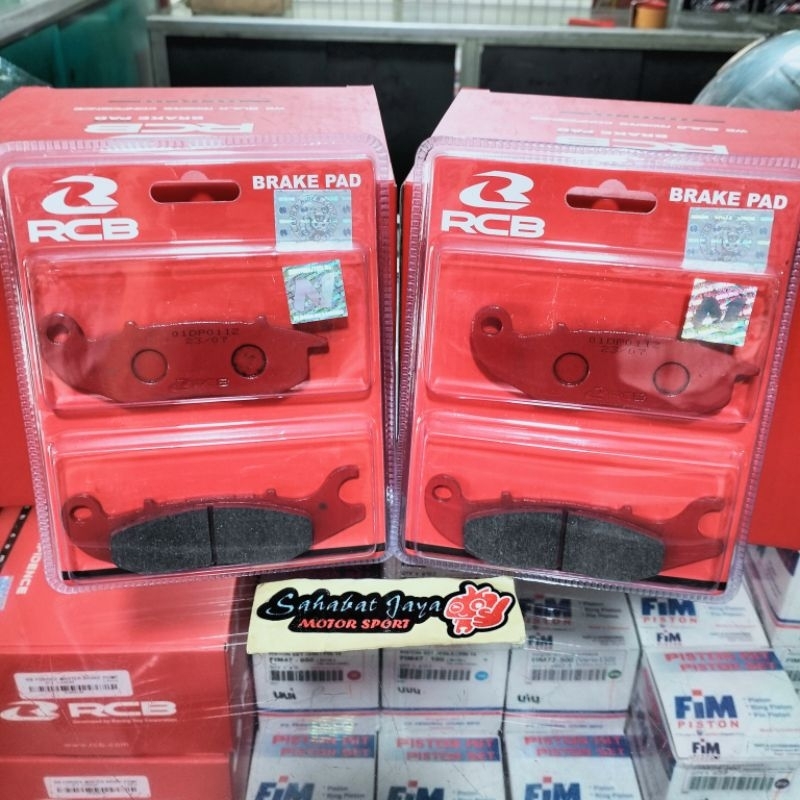 Kampas Rem DAYTONA RCB 2 PISTON Depan Belakang Nmax