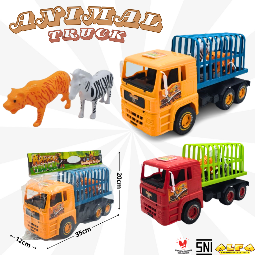 Toko Mainan ALFA Animal Truck OCT-6117