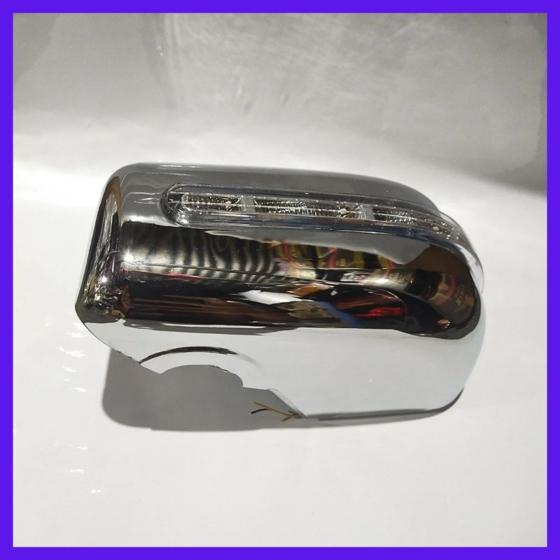 Cover chrome penutup spion plus lampu sein mobil Daihatsu Xenia Ayla 2012 2013 2014 2015 2016 2017 2