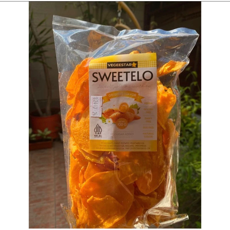 

Sweetelo original warna orange (ubi orange) | Kripik Ubi