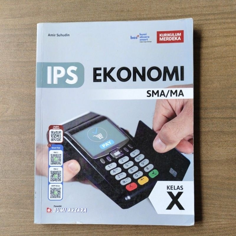 Buku IPS Ekonomi  SMA/MA  Kelas. 10/ X  Bumi Aksara- Bekas Original
