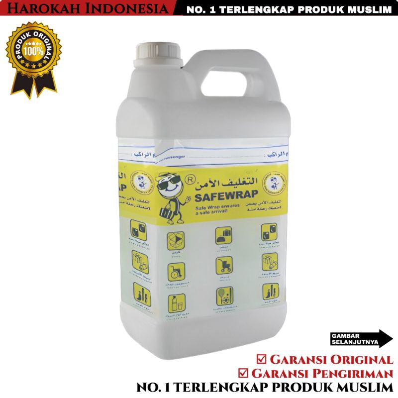 

Air Zamzam (100% Asli) Import Saudi via PT. Safewrap Ukuran 1 Liter