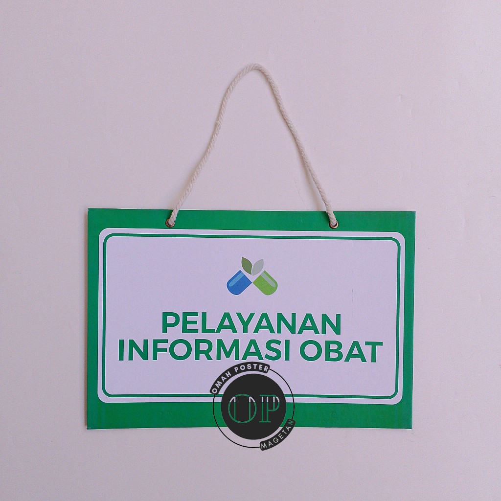 

Hard Poster Pelayanan Informasi Obat - Farmasi - Apotek - Apoteker