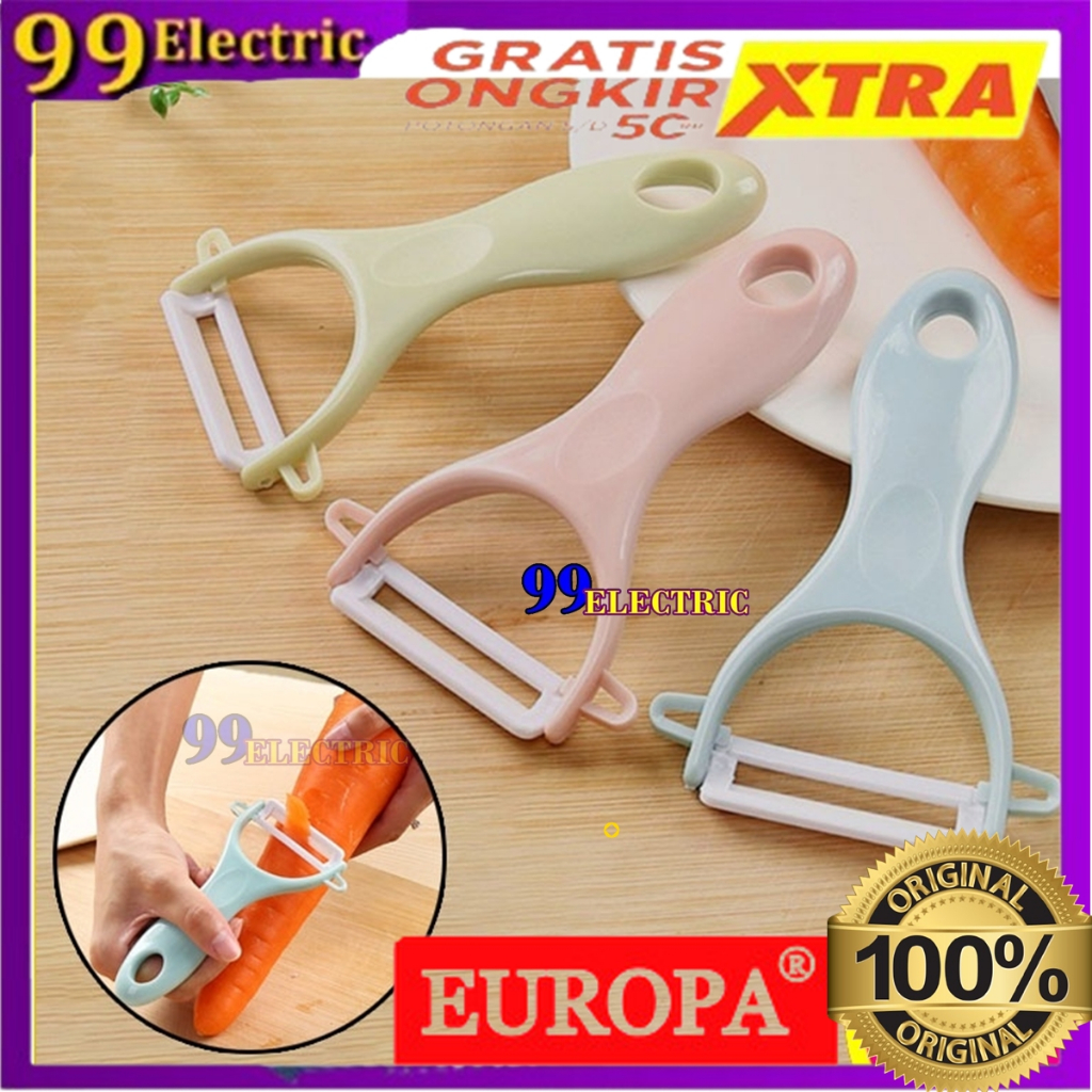 PISAU Pengupas STAINLESS potong Kulit Kentang Buah Kupas peeler Ver TAJAM AWET Kupas peeler Premium-