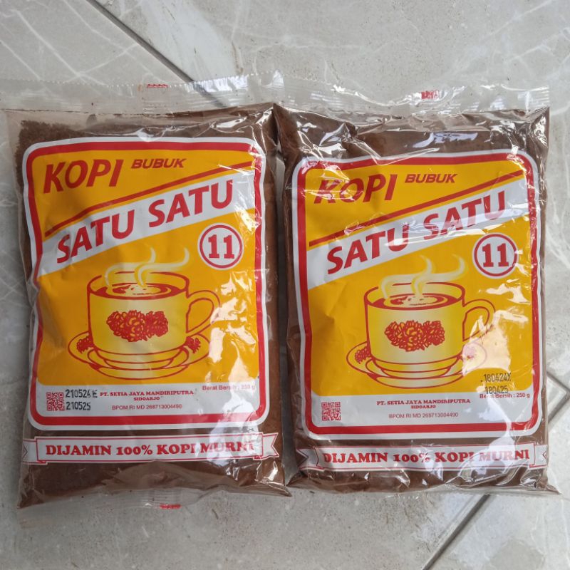 

Kopi bubuk satu satu 11 250gram