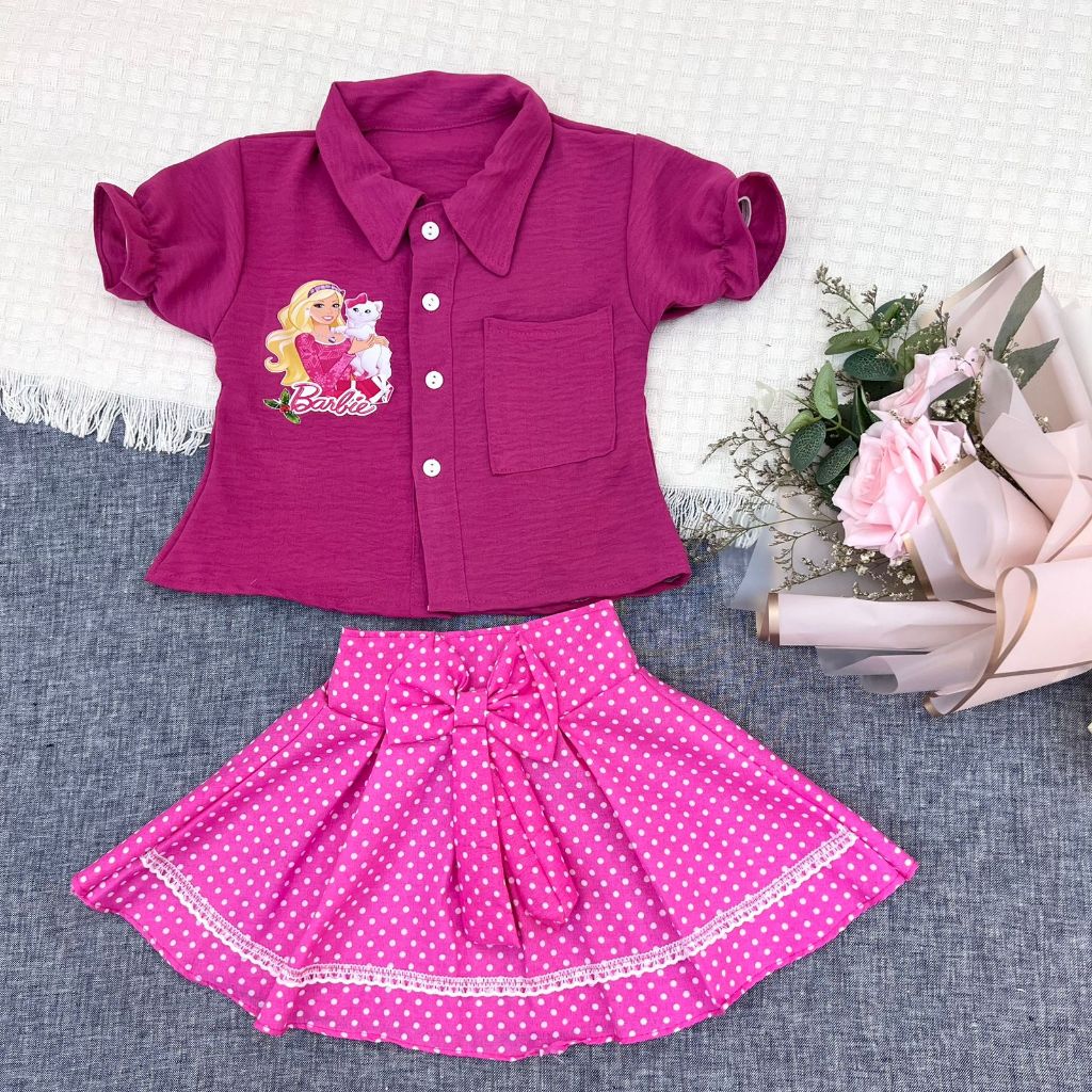 Setelan Rok Anak Perempuan - Setelan Baju Anak Perempuan - Baju Anak Perempuan