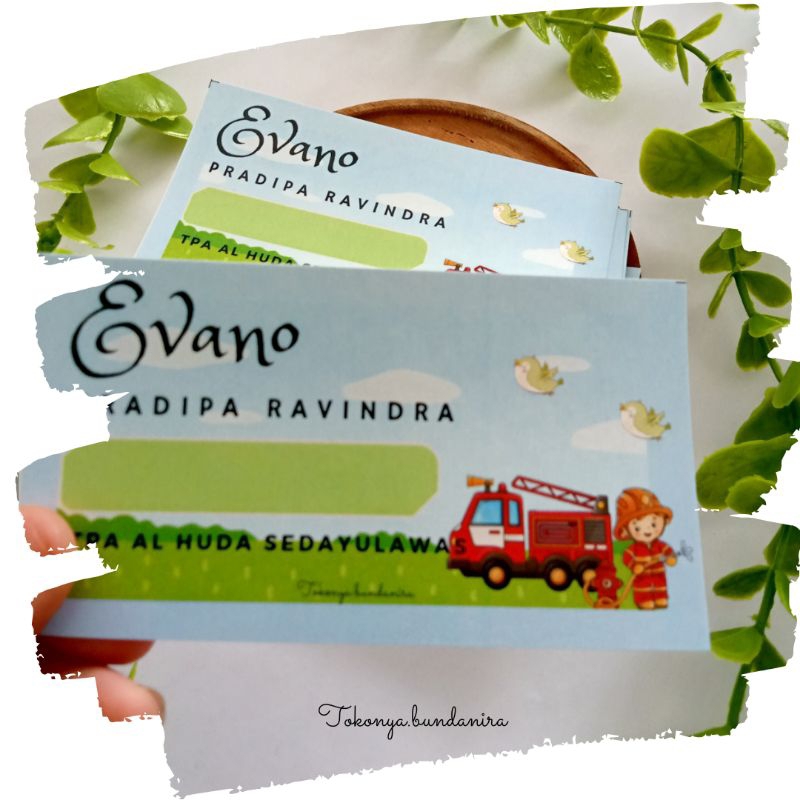 

Stiker Buku custom Pemadam kebakaran