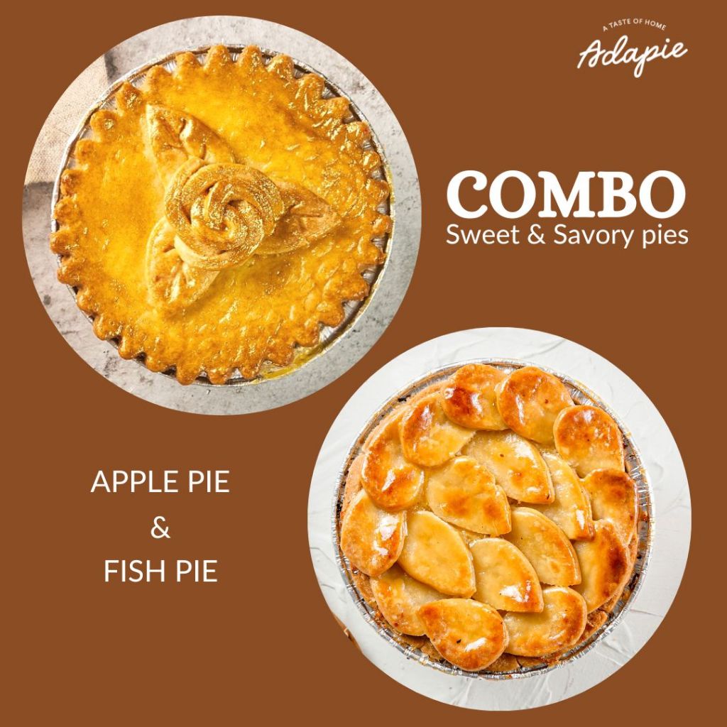 

Combo - CLASSIC APPLE PIE & FISH PIE 10CM