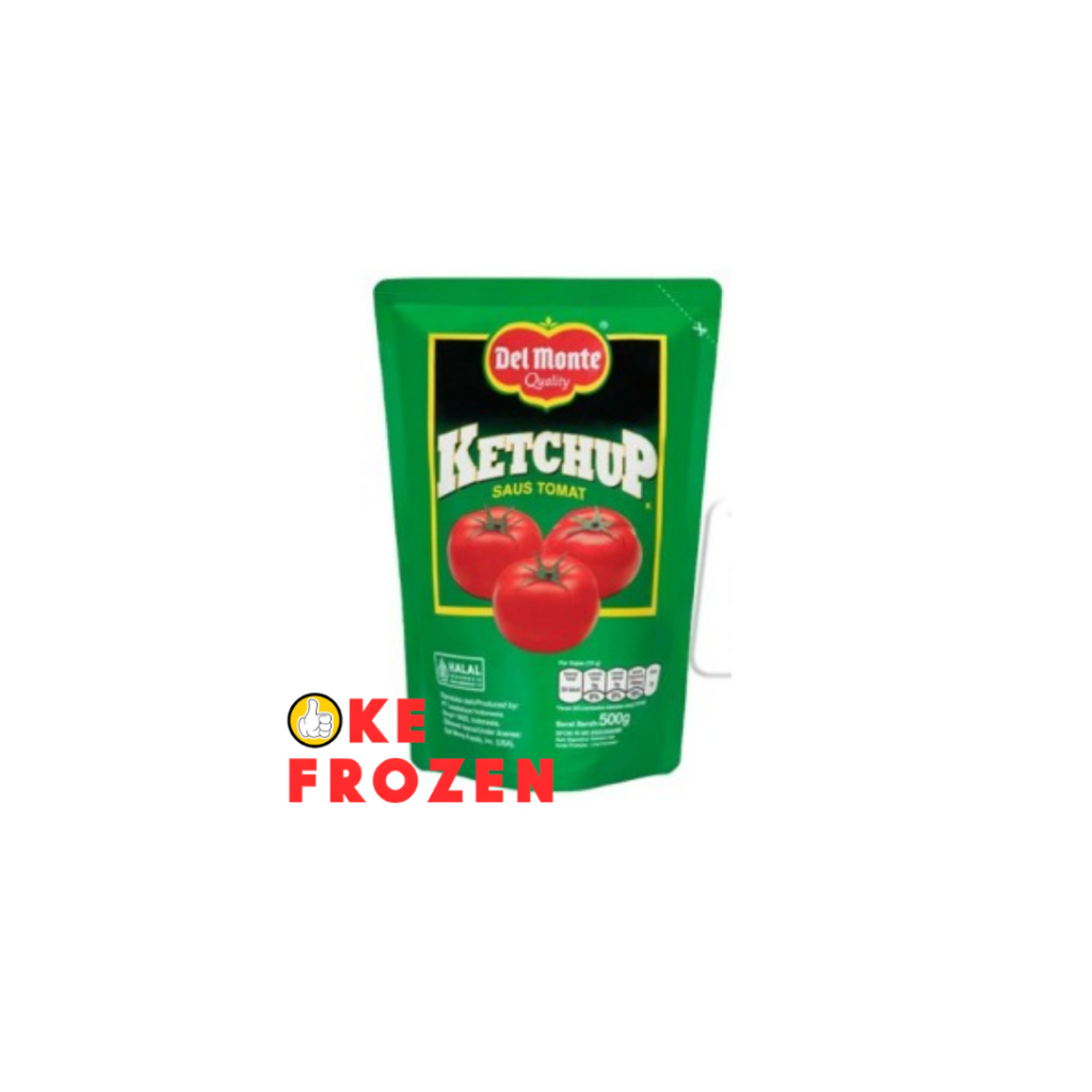 

DELMONTE TOMATO SAUCE 500GR POUCH/SAUS TOMAT