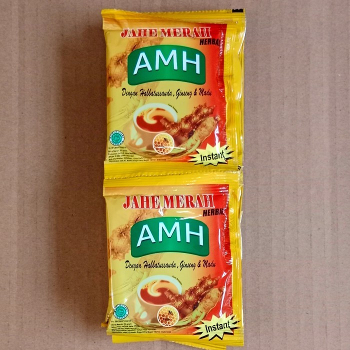 

JAHE MERAH AMH MINUMAN HERBAL 1 RENCENG 10 SACHETX20GR