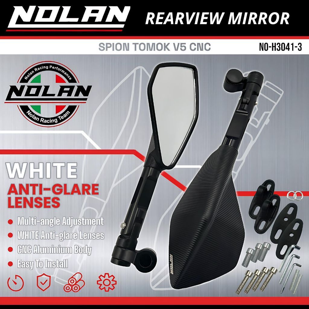 Spion NOLAN TOMOK V5 JUMBO Universal vario 160 vario 125 vario150 pcx 150 adv 150 pcx 160 adv 160 sc