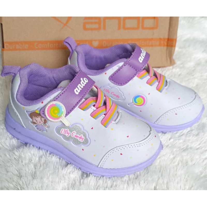 sepatu anak tk size 26 ando lily candy