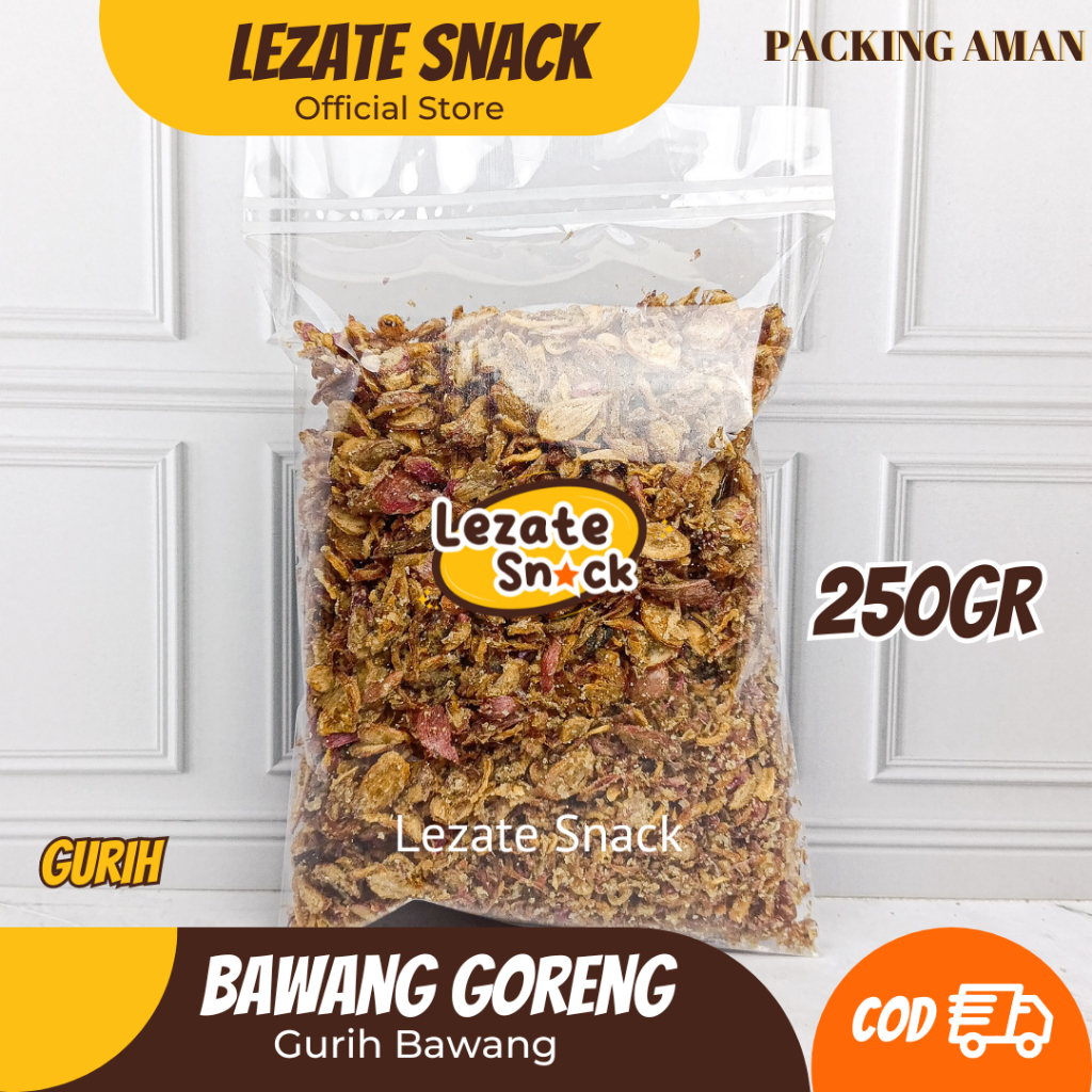 

Brambang Goreng 250GR Asli Brebes Enak Renyah Murah / Bawang Goreng Tepung Tipis Murah Cocok Untuk Indomie Khanza Sanjaya Musdalifah Lezate