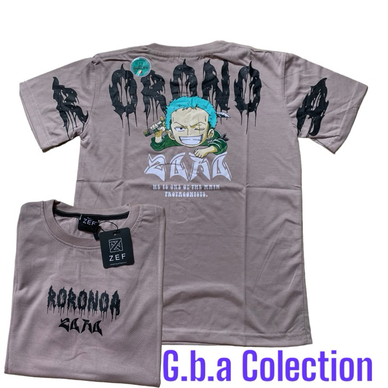 Kaos Distro Anime One Piece baju anak laki laki distro