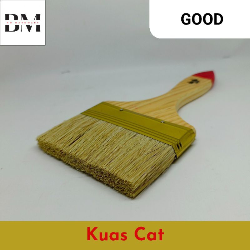 

Kuas Cat GOOD 4" (gg. Kayu)