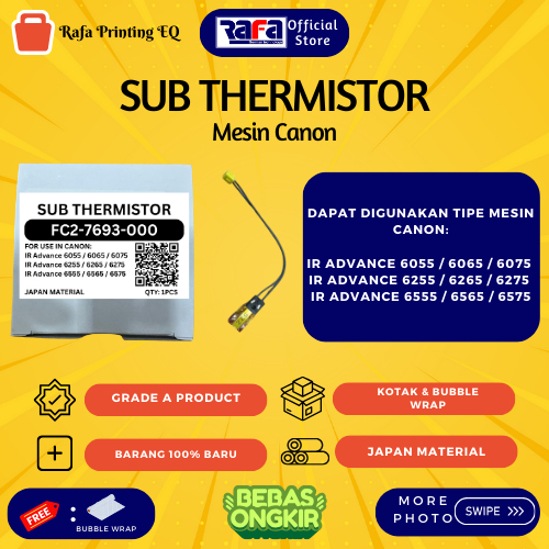 SUB THERMISTOR CANON IRA / Advance 6055/6075/6255/6275/6555/6575