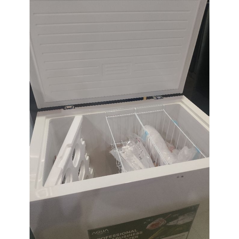 Chest Freezer AQUA AQF-160 / AQUA AQF160 FA) Box Pembeku 150 Liter