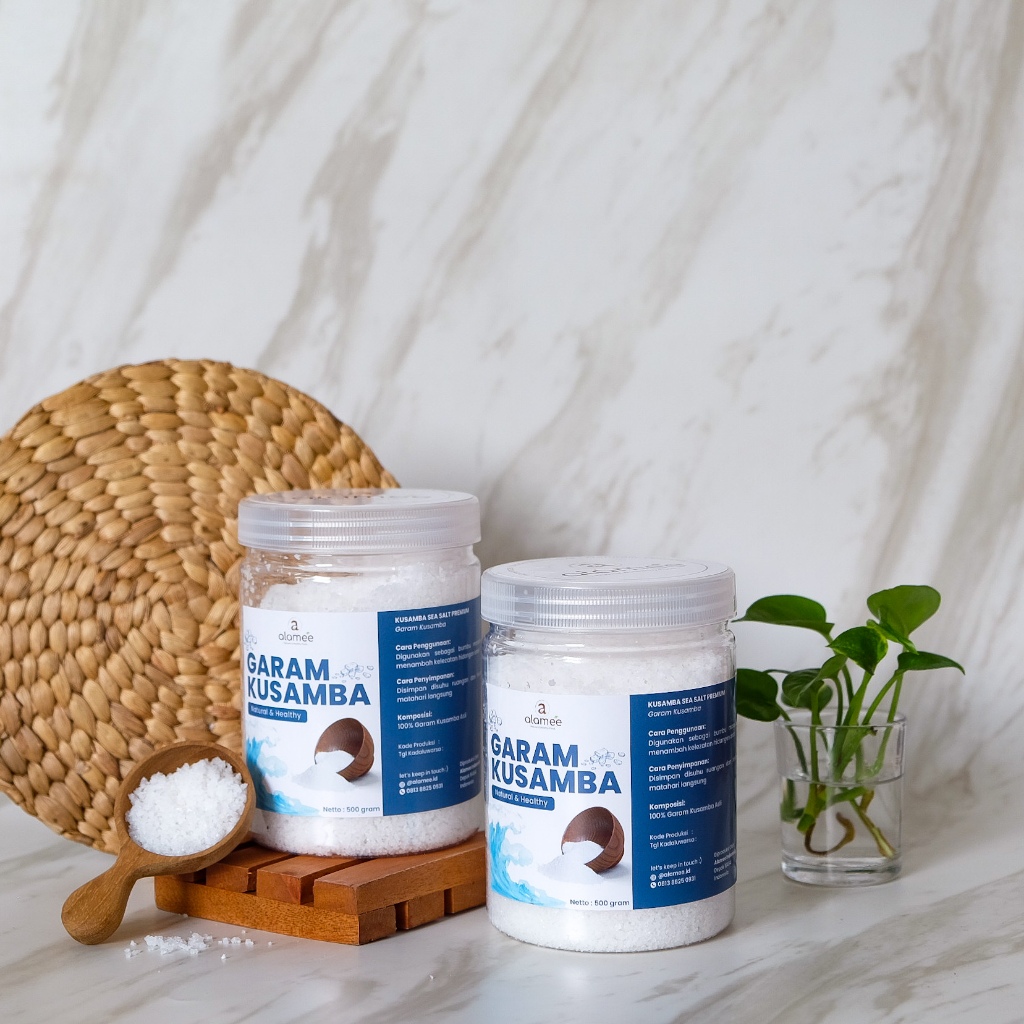 

Garam Kusamba Premium Sea Salt Laut Bali 500gr Organik Murni Natural Alami Organic Seasalt Lokal madani health
