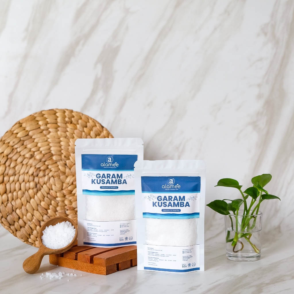 

Garam Kusamba Sea Salt Premium Laut Bali 50gr Organik Murni Natural Alami Organic Seasalt Lokal gudang organik