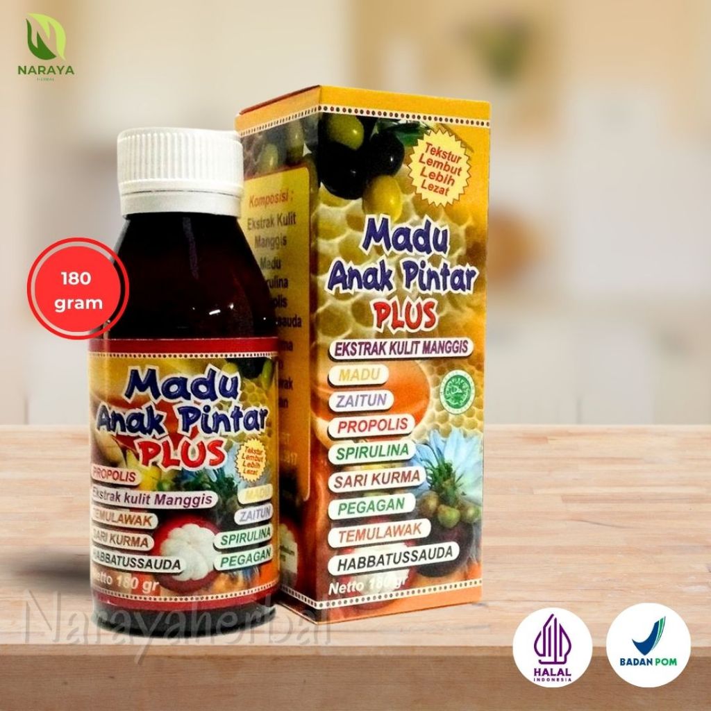 Madu ANAK PINTAR PLUS 180 gram