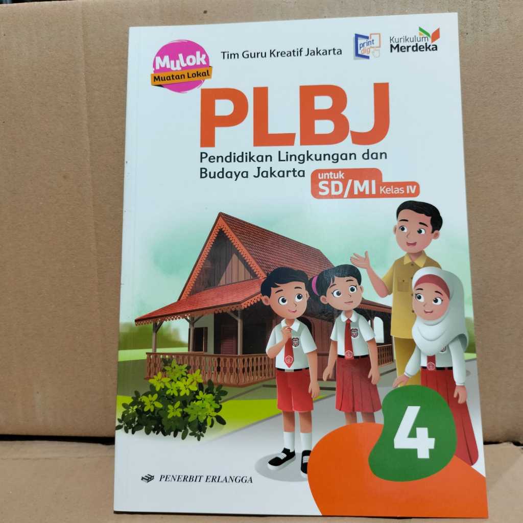 ORIGINAL PLBJ 4 KELAS 4 SD/MI ERLANGGA KURIKULUM MERDEKA