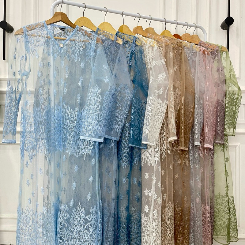 Gaia Outer Kondangan Wanita Brokat Tile Sapto