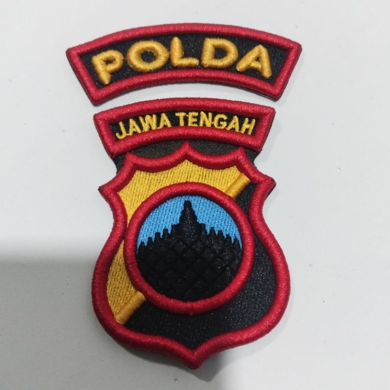 bet POLDA JAWA TENGAH / JATENG BORDIR TIMBUL