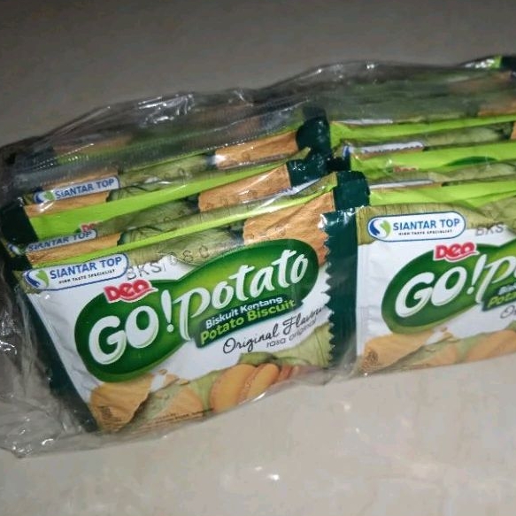 

Deo GO! Potato Biskuit Kentang 10g isi 20 Sachet