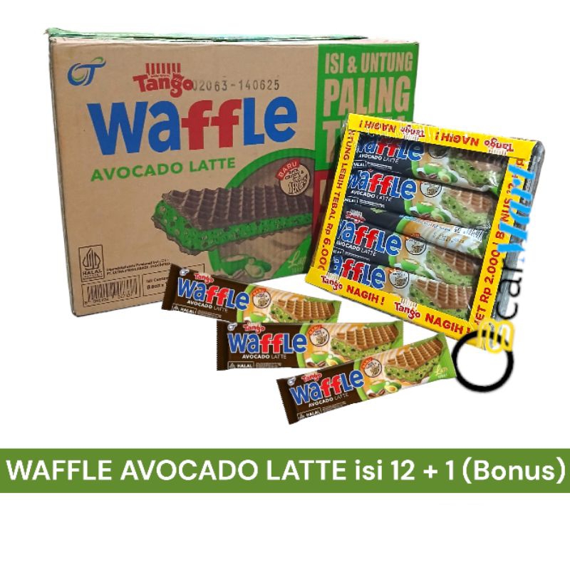 WAFFLE TANGO 1 Dus isi 12 + 1 Wafer Coklat Hazelnut Cream