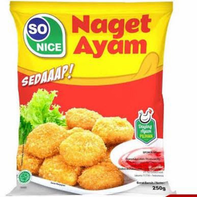 

Chicken Nugget So Nice 250Gr/500Gr/100Gr