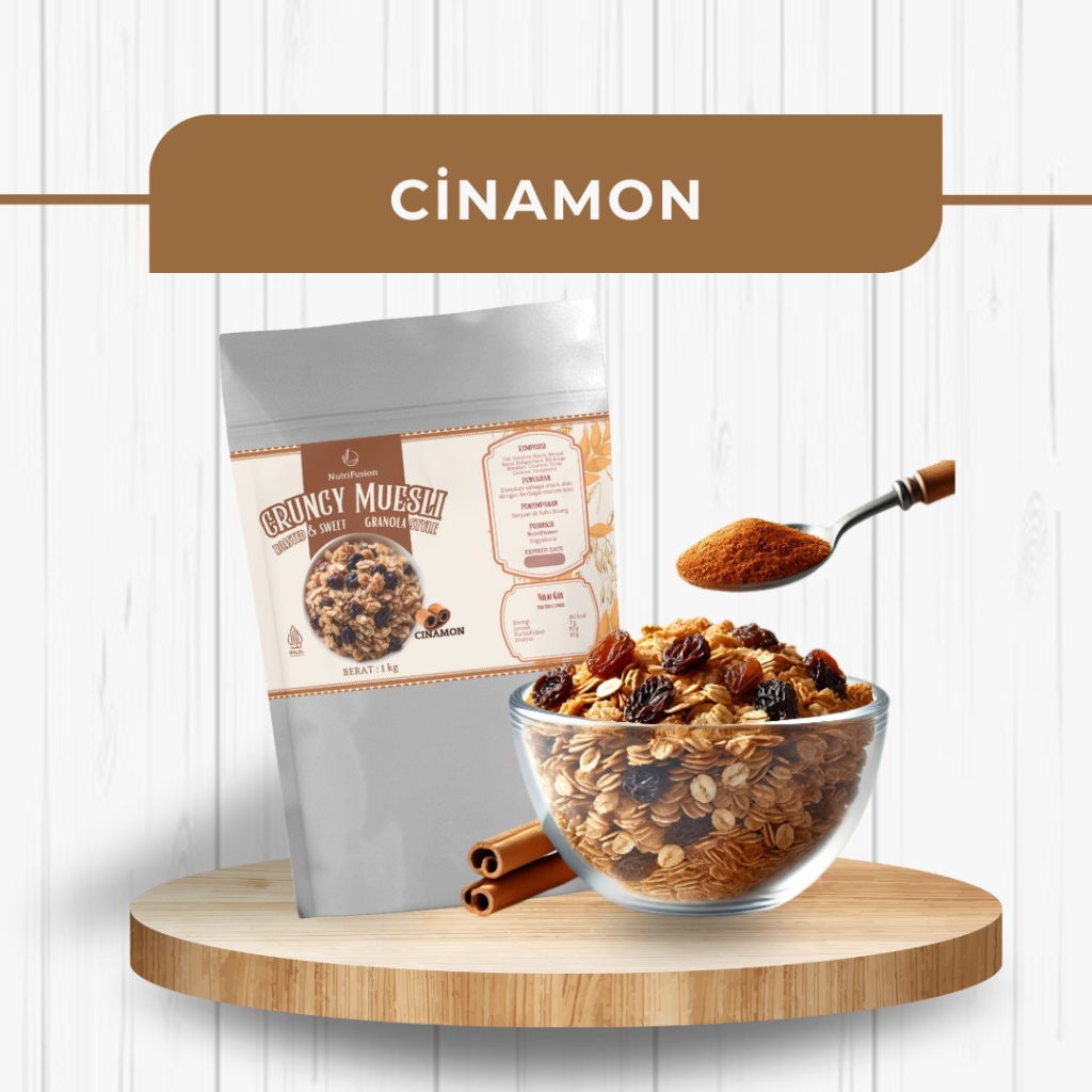 

Crunchy Muesli Granola Style 1 KG (Cinamon) | Murah Meriah | Enak | Diet | Promo | Terjangkau | Nikmat | Promo | Renyah | Diskon | Sehat | Lezat | Ekonomis | Termurah | Granola | Oats | Sereal | Sarapan
