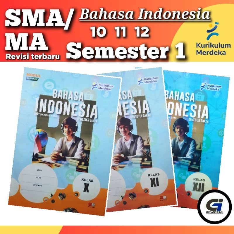 LKS  KUMER BAHASA INDONESIA SMA/MA kelas 10 11 12 SEMESTER 1 l Master Media