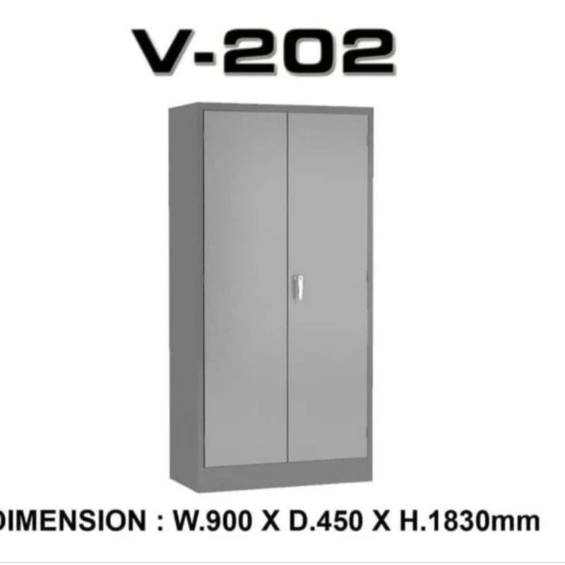 lemari arsip pintu ayun plat besi VIP 202 lemri file lemari arsip murah tebal