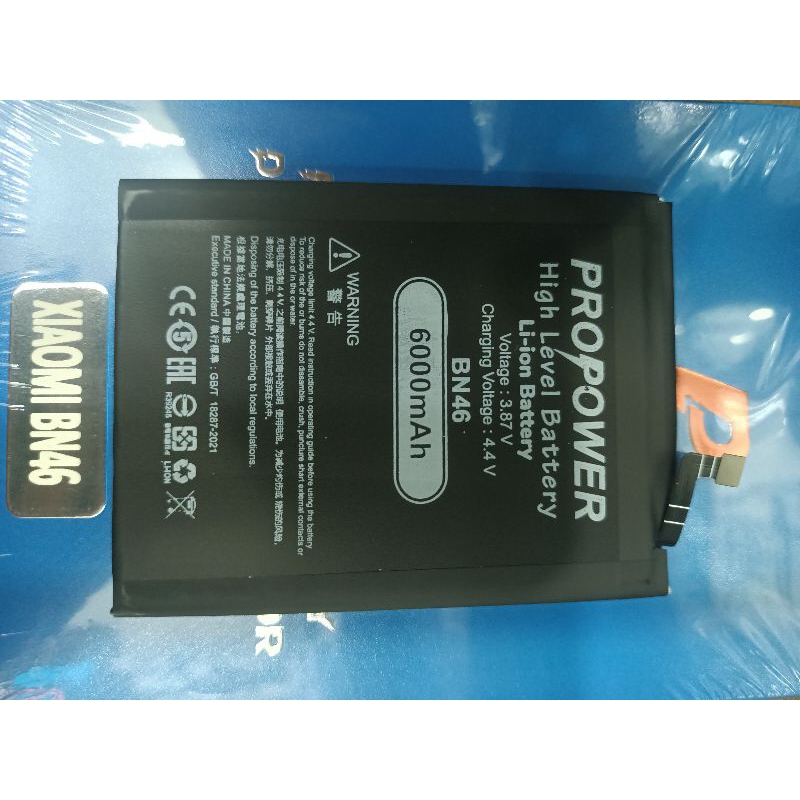 Baterai Double power Xiaomi Redmi 7/Redmi note 8/BN46 PRO POWER