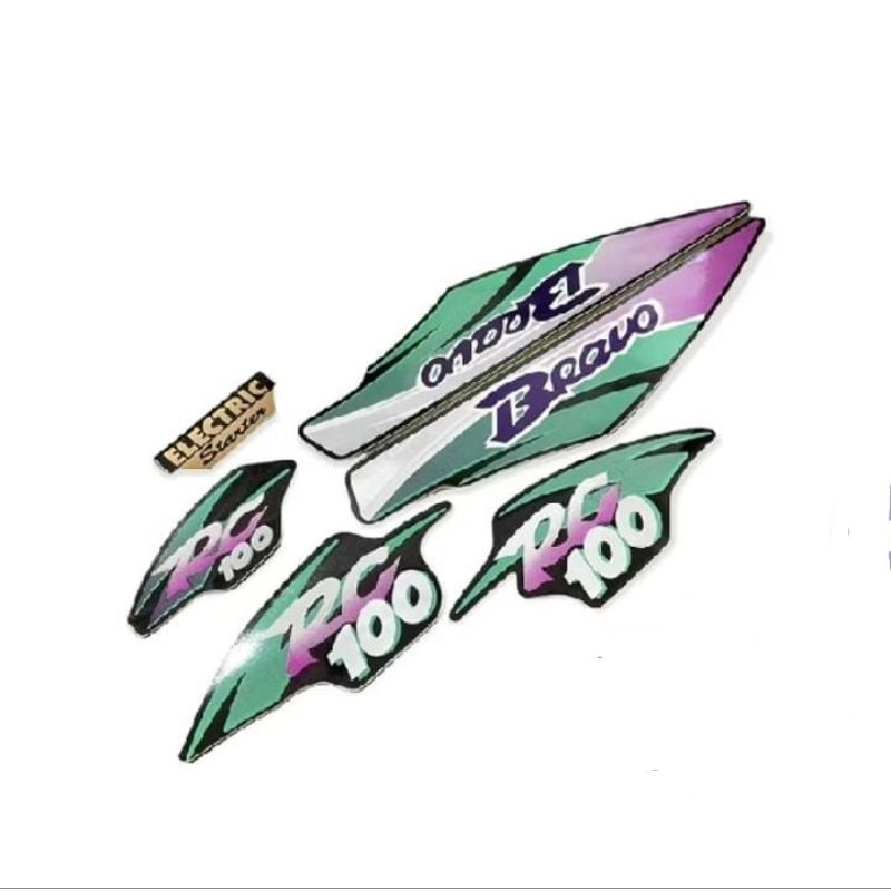 Striping Stiker Suzuki Rc100