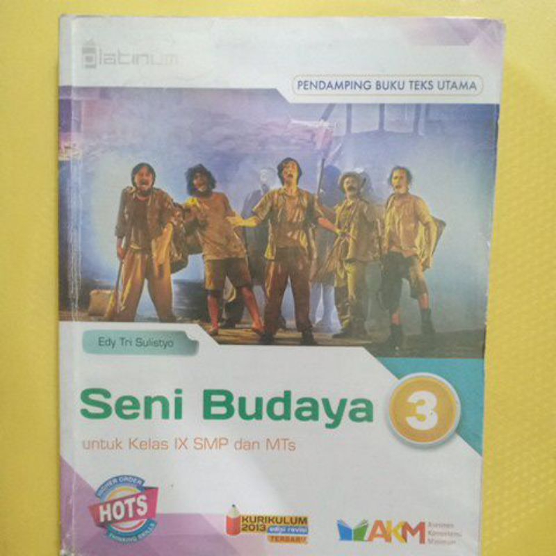 Buku Seni Budaya Kelas 9 Tiga Serangkai Bekas