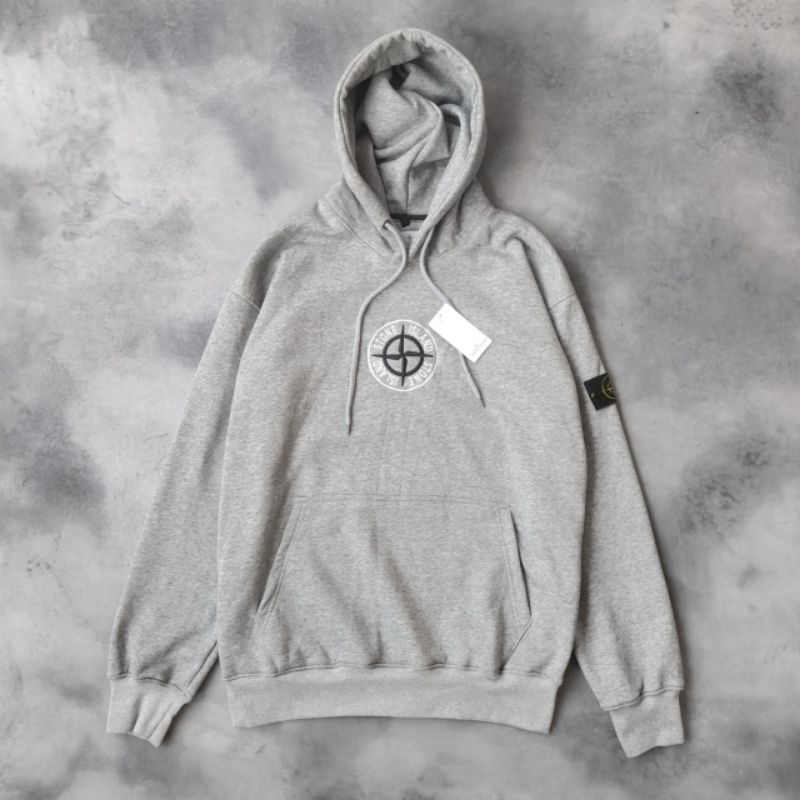 Hoodie Stone Island Middle Logo Vintage Fulltag Label