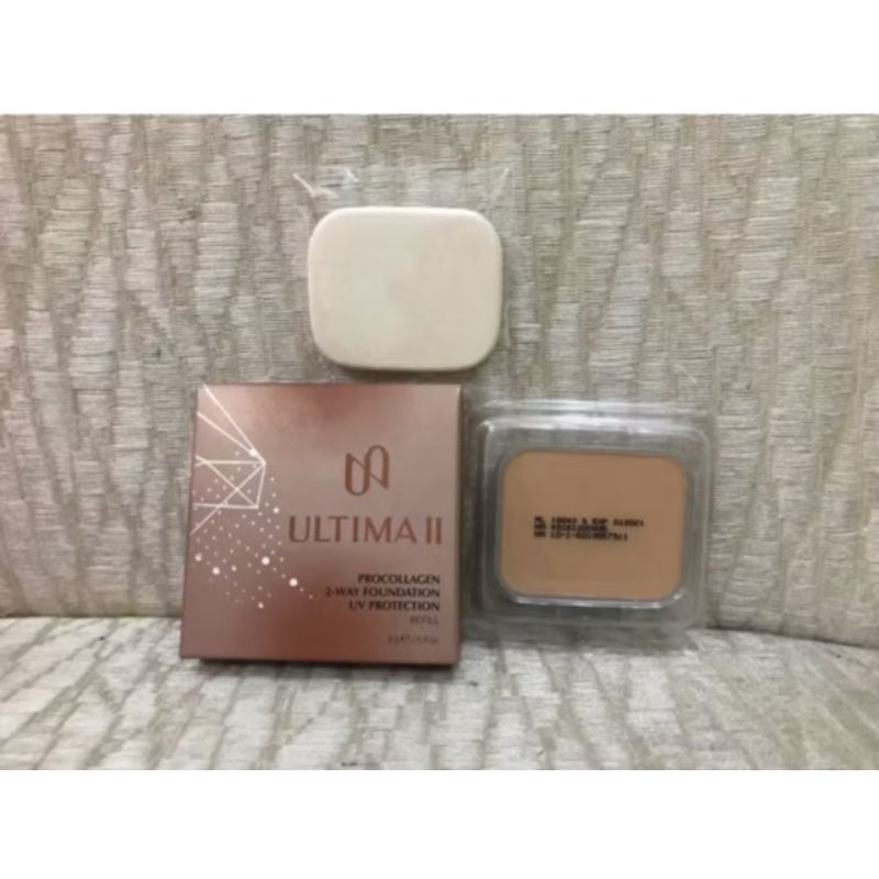 (original) Ultima II Procollagen 2-Way Foundation Uv Protection Reffil